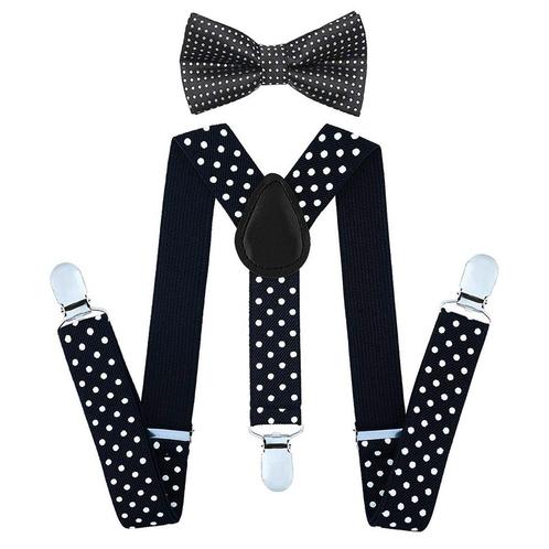 Fako Fashion® - Kinder Bretels Met Vlinderstrik - Stippen -, Kinderen en Baby's, Kinderkleding | Overige, Verzenden