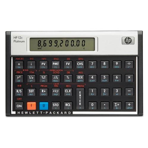 HP 12c Platinum Wetenschappelijke Rekenmachine - 25th Annive, Diversen, Rekenmachines, Zo goed als nieuw, Verzenden