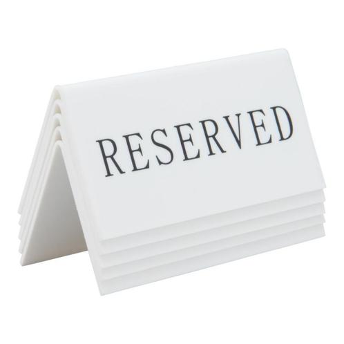 Reserved bordje | Wit | 5 stuks | 10x5x4,5cm, Zakelijke goederen, Horeca | Keukenapparatuur, Nieuw in verpakking, Verzenden