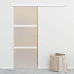 vidaXL Schuifdeur met zachte stops 76x205 cm ESG-glas en, Verzenden, Nieuw