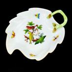 Herend - Exquisite Leaf Shape Bowl - Rothschild Bird - Kom, Antiek en Kunst