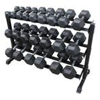 Hex rubber dumbbell sets uit voorraad leverbaar!!!, Sport en Fitness, Fitnessmaterialen, Nieuw, Benen, Dumbbell