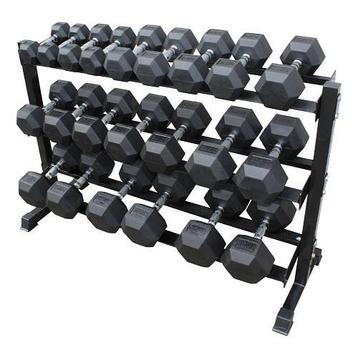 Hex rubber dumbbell sets uit voorraad leverbaar!!! beschikbaar voor biedingen