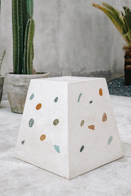 Parasolvoet 26 kilo voor Balinese parasols - happy stones, Tuin en Terras, Parasols, Nieuw, Verzenden