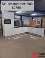 Complete  Keuken compleet met apparatuur DIRECT BESCHIKBAAR, Verzenden, Zo goed als nieuw, Met kookeiland