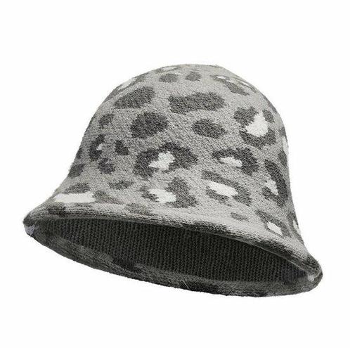 Bucket Hat Soft Panter Patroon Zwart Beige Licht Grijs, Sieraden, Tassen en Uiterlijk, Uiterlijk | Haarverzorging, Verzenden