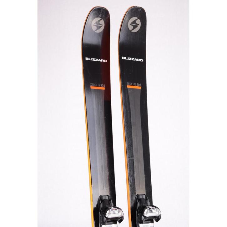 178 185 freeride skis BLIZZARD ZERO G 108 CARBON DRIVE, gri, Sport en Fitness, Skiën en Langlaufen, Gebruikt, Verzenden