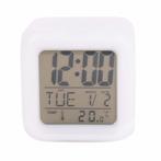Benson Digitale wekker met LED-verlichting - 8 x 8 x 8 cm..., Huis en Inrichting, Woonaccessoires | Klokken, Ophalen of Verzenden