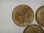 Italië, Republiek 20 Lire 1957/1959 Ramo di Quercia (3