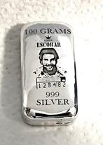 100 gram - Zilver .999 - Pablo Escobar  (Zonder, Postzegels en Munten, Edelmetalen en Baren