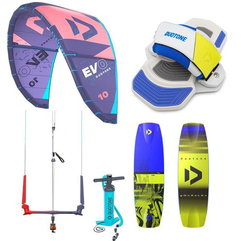 Duotone Evo 2024 Kiteset - Coral, Watersport en Boten, Kitesurfen, Zo goed als nieuw, 7 m², Ophalen of Verzenden