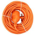 Plastrol Tuinverlengkabel Oranje - 20 meter - PVC - 2x1mm² -, Verzenden, Nieuw