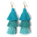 Firetti Oorhangers Kwasten, mix van turquoise, cool, Sieraden, Tassen en Uiterlijk, Oorbellen, Verzenden, Nieuw