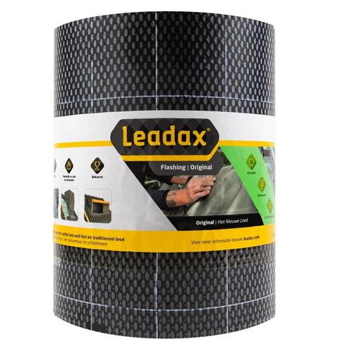 Leadax Loodvervanger 400 mm x 6 mÂ¹ Zwart, Doe-het-zelf en Verbouw, Isolatie en Afdichting, Muurisolatie, Nieuw, Minder dan 4 cm