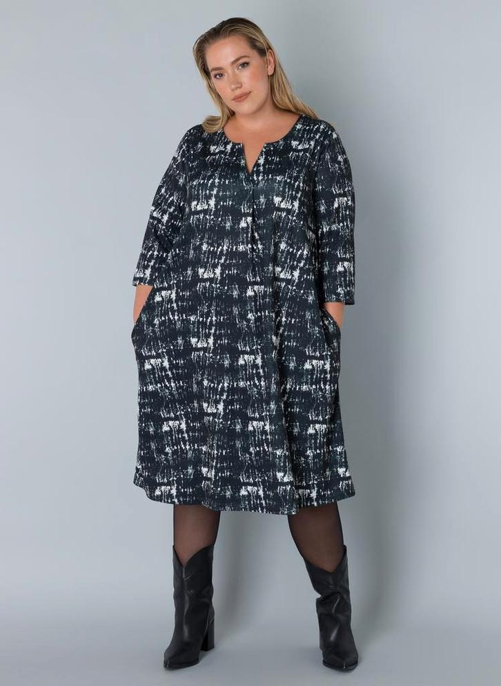 COLLETTA jurk tricot print Maat:, Kleding | Dames, Jurken, Overige kleuren, Nieuw, Verzenden