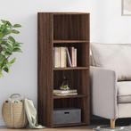 vidaXL buffetkast 45x41x124 cm bewerkt hout bruin, Huis en Inrichting, Kasten | Buffetkasten, Minder dan 50 cm, Verzenden, 100 tot 150 cm