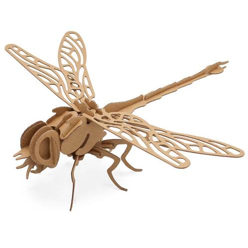 3D Model Karton Puzzel - Libelle Small - DIY Hobby Knutselen, Hobby en Vrije tijd, Knutselen, Nieuw, Ophalen of Verzenden