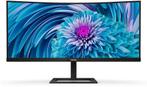 34 Philips 346E2CUAE/00 Curved/UWQHD/DP/HDMI/USB-C, Ophalen of Verzenden, Nieuw
