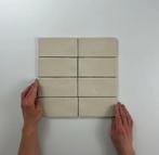 Wandtegel Cifre Cerámica Atlas Vision Beige Glans 7,5x15, Nieuw, Minder dan 20 cm, 10 m² of meer, Wandtegels