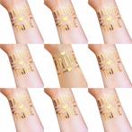 9 goudkleurige tatoeages Bride to Be en Bride Tribe, Hobby en Vrije tijd, Feestartikelen, Verzenden, Nieuw, Feestartikel, Geboorte of Huwelijk