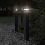 vidaXL Vloerlampen voor buiten 80 cm aluminium zwart, Tuin en Terras, Buitenverlichting, Verzenden, Nieuw