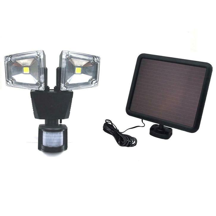 Solar LED breedstraler James II, Tuin en Terras, Buitenverlichting, Led, Minder dan 50 watt, Nieuw, Kunststof, Overige typen, Verzenden
