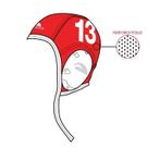 Turbo Waterpolo Cap keeper rood nummer 1 New Gen, Watersport en Boten, Verzenden, Nieuw