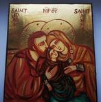 Icoon - Sint-Anna, Sint-Joachim met de Heilige Maagd -, Antiek en Kunst