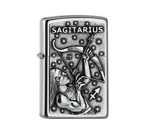 Zippo Zodiac Sagittarius, Verzamelen, Rookartikelen, Aanstekers en Luciferdoosjes, Aansteker, Verzenden