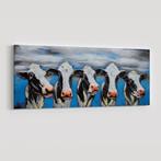 3D Schilderij Metaal – Koeien – 60x150cm, Nieuw, Schilderij, Ophalen of Verzenden, 125 cm of meer