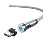 USB-C Magnetische Oplaadkabel 1 Meter met 540° Roterende, Verzenden, Nieuw