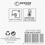 Benson Vierkante siliconen pannenonderzetter - hittebeste..., Ophalen of Verzenden, Nieuw