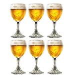 Grimbergen bierglazen - 25cl - 6 stuks, Nieuw