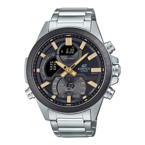 Casio - ECB-30DB-1A9EF - grey, Sieraden, Tassen en Uiterlijk, Horloges | Dames, Verzenden