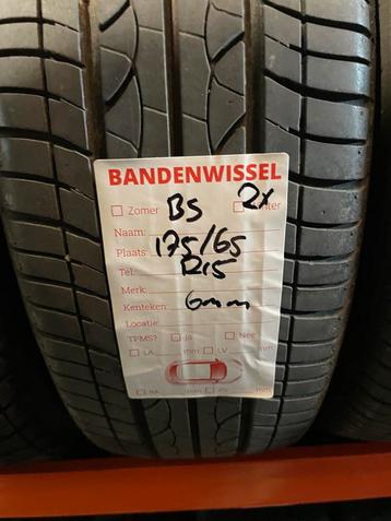 2x Bridgestone 175 65 R15 6MM *ZOMER* gratis montage beschikbaar voor biedingen
