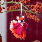 Wolvilt Hanger Vos Indian Summer - Burgundy - Fairtrade Home, Ophalen of Verzenden, Nieuw