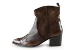 Linea Zeta Cowboy laarzen in maat 41 Bruin | 10% extra, Kleding | Dames, Bruin, Verzenden, Zo goed als nieuw, Linea Zeta