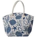 Strandtas/Boodschappentas Jute - Schelpen/Zeesterren/Koraal, Ophalen of Verzenden, Nieuw