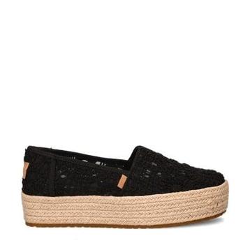 Toms Valencia espadrilles voor dames in het Zwart beschikbaar voor biedingen