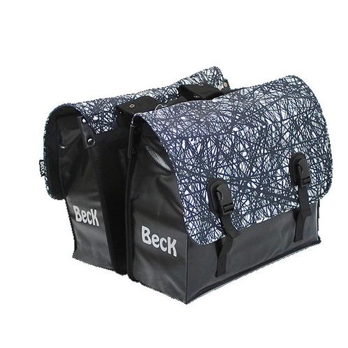 Beck Dubbele Fietstas Classic Crosshatch, Fietsen en Brommers, Fietsaccessoires | Fietstassen, Nieuw, Verzenden