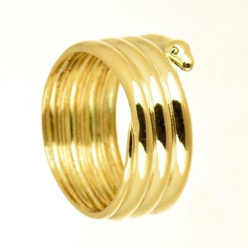Ring - 14 karaat Geel goud, Sieraden, Tassen en Uiterlijk, Ringen