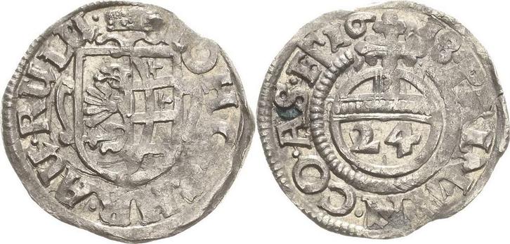 Kipper-1/24 taler, daalder 1618, Anhalt-gemeinschaftlich..., Postzegels en Munten, Munten | Europa | Niet-Euromunten, Verzenden