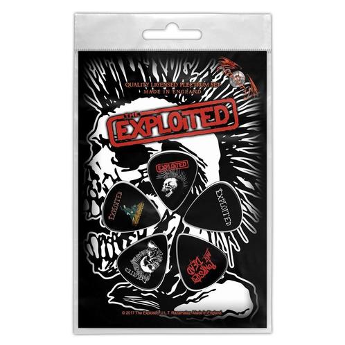 The Exploited - Skull Plectrum 5-pack officiële merchandise, Verzamelen, Muziek, Artiesten en Beroemdheden, Gebruiksvoorwerp, Nieuw