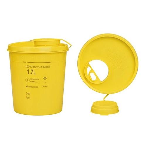 Servobox naaldencontainer - 1700 ml - 100 stuks, Diversen, Verpleegmiddelen, Nieuw, Verzenden