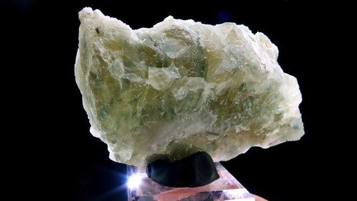 Geel en groen fluoriet met kwarts De vijgenboom zetten, Verzamelen, Mineralen en Fossielen
