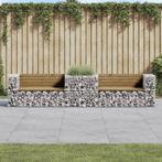 vidaXL Tuinbank met schanskorf geïmpregneerd grenenhout, Tuin en Terras, Tuinbanken, Verzenden, Nieuw