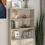 vidaXL Opzetkast HAMAR 85x35x100 cm massief grenenhout, Verzenden, 100 tot 150 cm, Nieuw, 50 tot 100 cm
