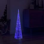 vidaXL Lichtkegel decoratief LED blauw 90 cm acryl, Diversen, Kerst, Verzenden, Nieuw