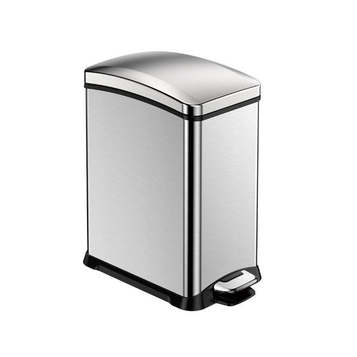 EKO New Rejoice Step Bin 15 ltr - Mat RVS, Huis en Inrichting, Woonaccessoires | Prullenbakken, Nieuw, Verzenden