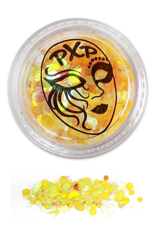 PXP Glitter Poeder Lemon Yellow 5gr, Hobby en Vrije tijd, Feestartikelen, Nieuw, Verzenden